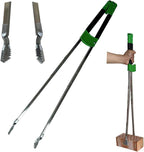 35'' Long Grabber Reacher Tool Heavy Duty, Trash Picker Upper Grabber, Garbage Pick up Sticks, 5.7'' Crocodile Mouth jaw Tested to Grip up to 6 lbs Bricks, Stainless Steel Body, Soft-Grip Handle