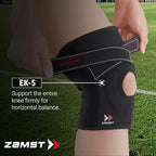 Zamst EK-5 Sports Knee Brace - Adjustable Compression Knee Brace for Men and Women with Lateral Stabilization for General Knee Support and Knee Pain Relief - Medium