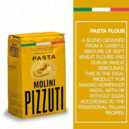 Molini Pizzuti Wheat Flour and Durum Semolina Blend Homemade Pasta Flour - 1KG