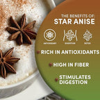 Worldwide Botanicals Organic Star Anise Root – 6 oz – 100% Illicium verum – Whole, Fragrant, Anise & Licorice-like Flavor for Tea, Culinary Recipes, Potpourri, Perfumes, Liquors – 6 ounces