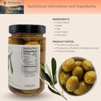 Ariston “The Very Best” Greek Gourmet Olives | Premium Handpicked | Rich in Polyphenols, Oleic Acid & Vitamin E | Natural Antioxidants | Green Olives
