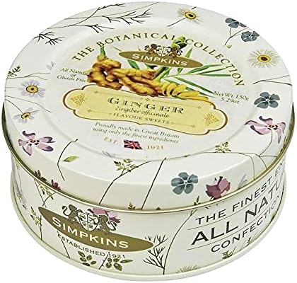 Simpkins Botanical Collection Ginger Drops 5.3oz (150g) - Pack of 6