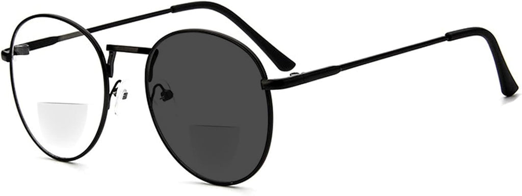 Photochromic Gray Bifocal Reading Glasses Transition Sunglasses Readers