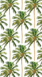 IHR Ideal Home Range Dinner Napkins Disposable 3-Ply Paper Hand Towels, 8.5" x 4.5", Palm Trees Pattern, 16-Count