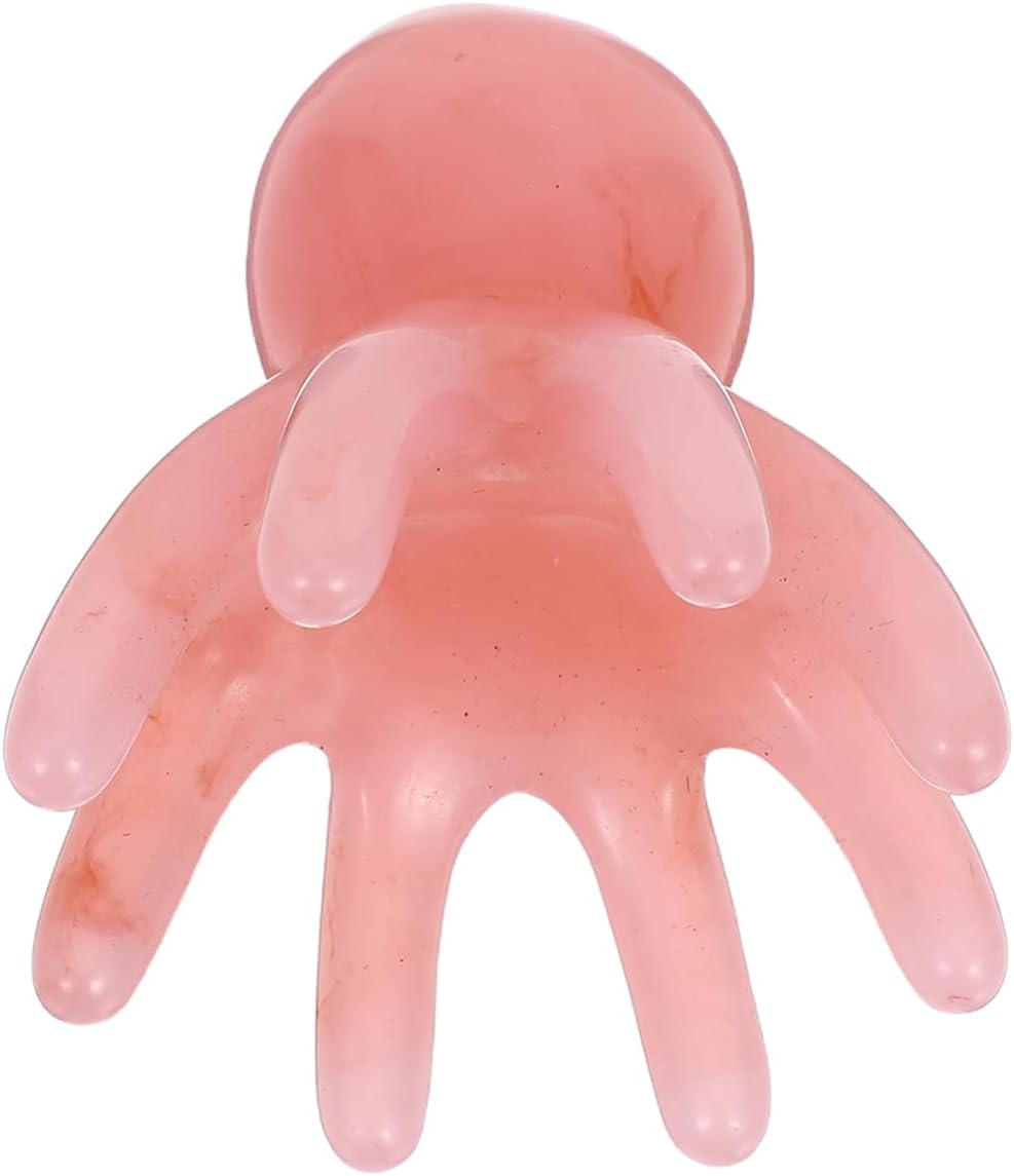 Octopus Scalp Massager Comb Multi-Functional Point Massage Tool for Relaxation Stress Relief Scalp Care Portable Deep Tissue Hair Growth Massager in Stylish Pink