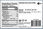 Yupik Organic Bulgur (Fine Grind), 2.2 lb, Non-GMO, Vegan, Pack of 1