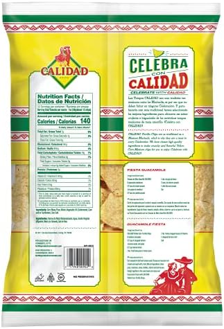Calidad Yellow Corn Tortilla Chips Mexican Restaurant Style Chips, 11 Oz