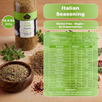 Cerez Pazari Italian Seasoning 10.5 oz – Classic Herb Blend with Oregano, Olive Leaf, Rosemary, Thyme & Marjoram – Non-GMO, No Salt, No Additives – Perfect for Pasta, Pizza, Sauces & Marinades