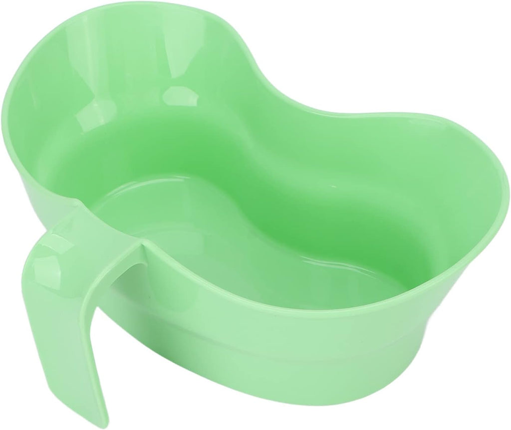 Emesis Basin, Kidney Tray Plastic with Handle, Oral Care Spit Cup Vomit Bowl, Elderly Mouth Wash Toothbrushing Basin, Emesis Cup for Elderly Bedridden