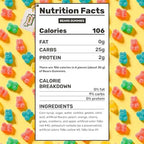 Guatemalan Gummy Bears 2 lb – Assorted Flavors (Orange, Peach, Cherry, Grape, Cranberry, Apple), Gelatin Based Gummies, Bulk Jelly Fruit Candy in Resealable Bag