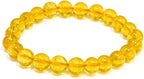 Healing Crystal Bracelet for Women and Men – 8mm Round Beaded Bracelet for Men and Women – Unisex Stretchy Gemstone Bracelet for Healing and Protection