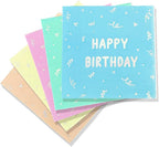 Coterie Happy Birthday Napkins - Large 6.5” Disposable Paper Napkins (20-Pack) | Birthday Party Supplies for Kids & Adults | Festive Happy Birthday Cocktail Napkins for Cake, Drinks & Decorations