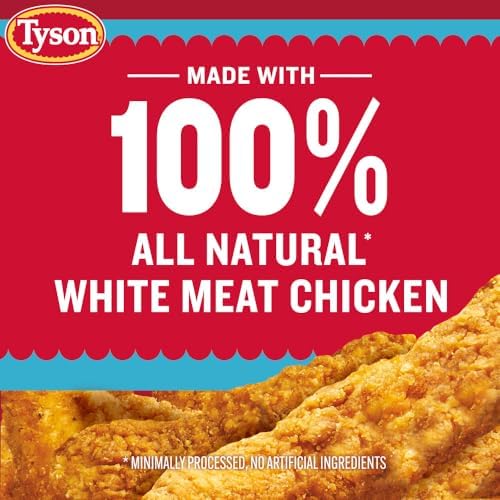 Tyson Fully Cooked Crispy Chicken Strips, 25 oz (Frozen)