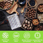 120-Pack 100cc Oxygen Absorbers for Food Storage - Vacuum Sealed in 10-Packs with Oxygen Indicator, Food Grade - Compatible with Mylar Bags, Mason Jars, Pantry Storage