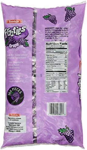 Tootsie Rolls Frooties Grape Candy (360 Count), 38.8oz