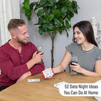da Vinci's Room Mystery Date 52 at-Home Date Night Ideas Scratch Off Card and 52 Conversation Starters (Staying in Edition) - Unique Couples Gift, Couples Games