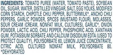 Hellmann's Real Ancho Chipotle Sauce Jug Vegetarian, Gluten Free, No Artificial Flavors or Colors, 1 gallon (Pack of 2)