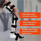 Adjustable Hip Knee Ankle Foot Supports Brace Reusable Hip Knee Ankle Foot Orthosis Braces, Hinged Knee Supports Stabilization Thigh Knee Joint Ankle Foot Fixed,Left