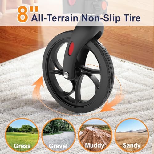 3 Wheel Walkers for Seniors, Narrow Foldable Wheeled Rollator Walker, Lightweight Three Wheels Rolling Walker, 350lbs Capacity, Height Adjustable Rollator for Elderly, Aluminum Alloy