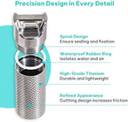 100% Waterproof Titanium Pill Box Keychain - TSA Approved, Strong and Heat Resistant, Travel Friendly | Fashion Necklace Design, Ultra Light and Compact with Extra Sealing Ring