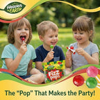 Heaven & Earth Berry, Apple, & Strawberry Fizz Pops (2 Pack - Approx. 76 Count) | All Natural Candy | Kosher | No Artificial Colors | Fun Fizzy Center | Bulk Pack for Parties & Goodie Bags