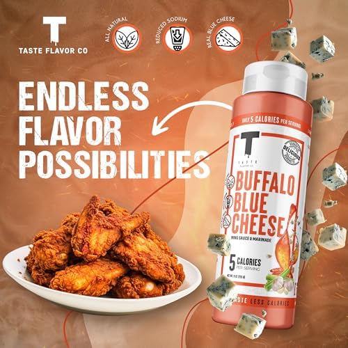 Taste Flavor Co. Grilling, Dipping Sauce and Marinade, Great Tasting, Low-Calorie Sauces, Keto Friendly, No Oils (5 Pack, Variety)