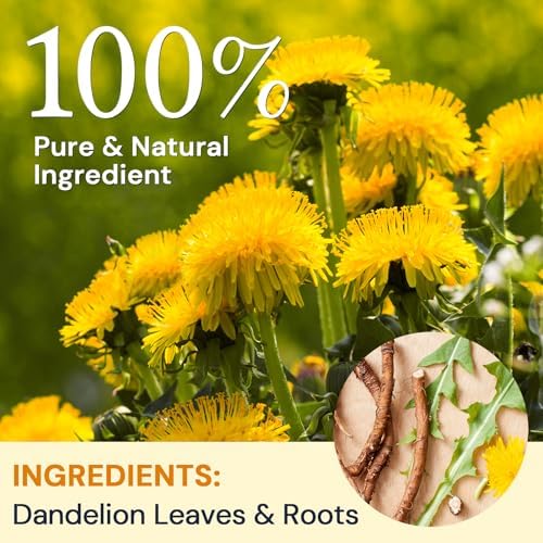 Dandelion Leaf & Root Herbal Tea-Caffeine-free, 50 Teabags