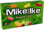 Mike and Ike Candy, Original Fruits, 4.25oz Theater Box, Pack of 12