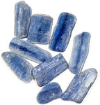 HQRP 1PC Blue Kyanite Blade Slice Natural Sparkling Roughly Gemstone Crystal Mineral Collectilble Rough Specimen Slab - Brazil
