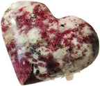 Natural Pretty Plum Blossom Tourmaline Quartz Crystal Heart Healing (Color : Random delivery, Size : 50-60mm)