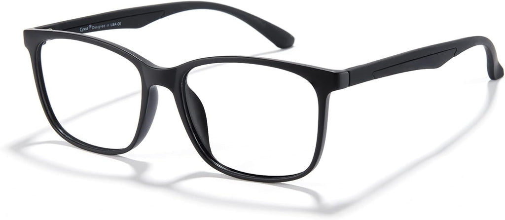 Cyxus Blue Light Glasses Men Women Lightweight TR90 Computer Glasses Reduce Eye Strain UV Protection 8083