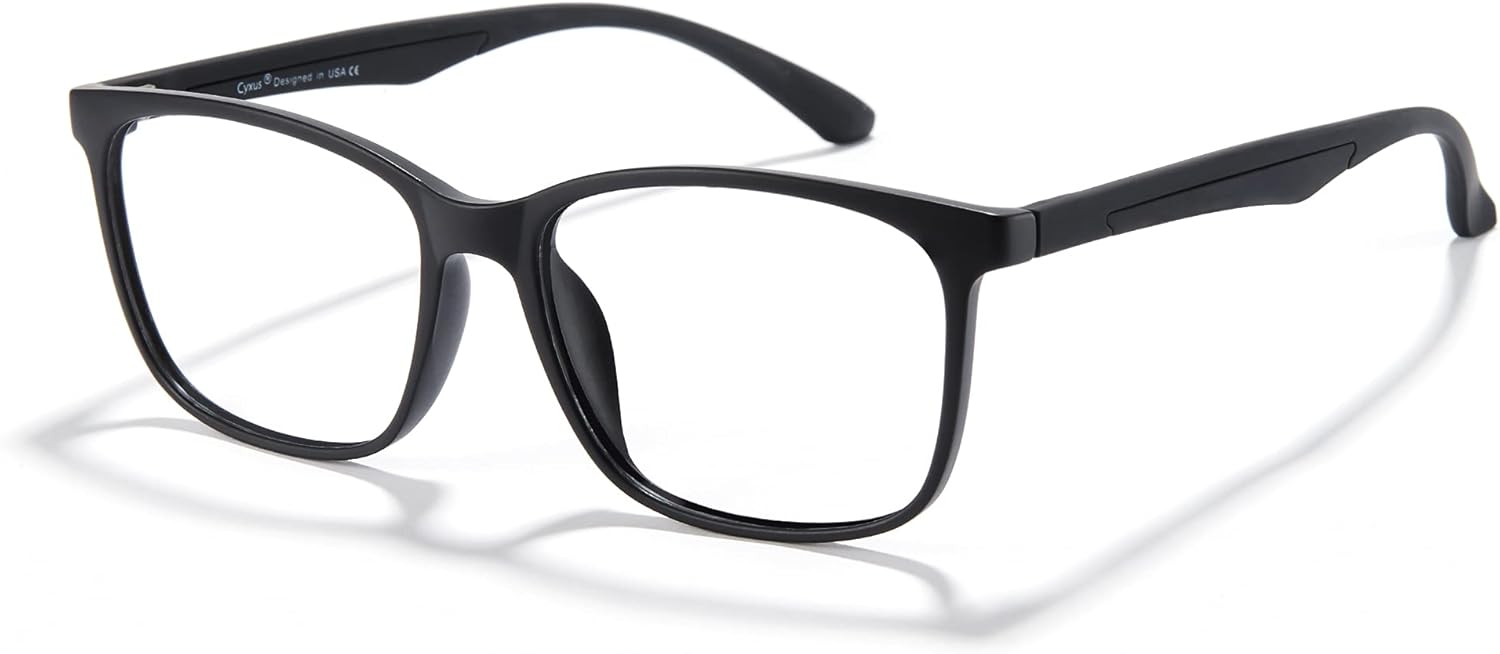 Cyxus Blue Light Glasses Men Women Lightweight TR90 Computer Glasses Reduce Eye Strain UV Protection 8083