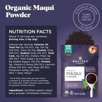 Navitas Organics Maqui Powder, 3 oz. Pouch, 17 Servings — Organic, Non-GMO, Freeze-Dried, Gluten-Free