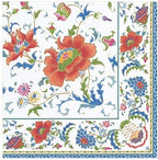 Caspari Chinese Ceramic Paper Luncheon Napkins in White, 20 Per Package