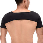 EXCEART Double Shoulder Support - Shoulder Wrap Protector Strap Brace for Outdoor Hiking Lifting Sports Pain Reliefs (Size L)