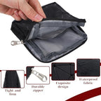 2PCS Period Sanitary Bag, Sanitary Napkin Storage Bags Waterproof Tampon Bag Portable Menstrual Cup Pouches with Zipper for Teen Girls Women