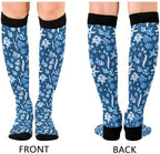 Compression Sock for Women Men Funny Support Knee High Socks Running,Nurses,Travel