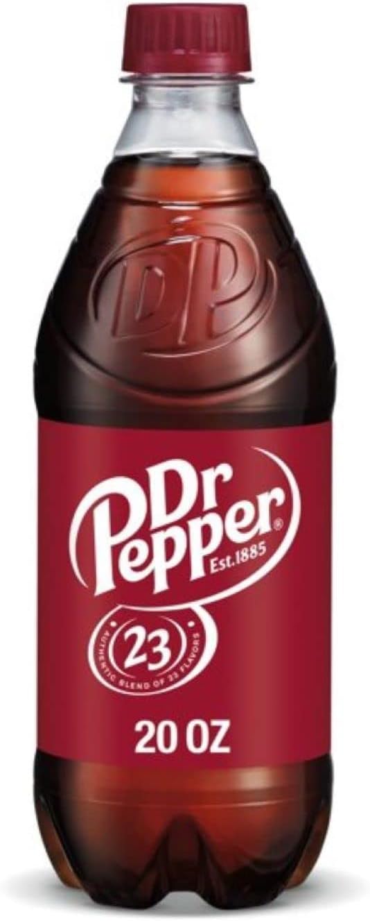 Dr. Pepper Soda, 20 oz Bottle - Pack of 12