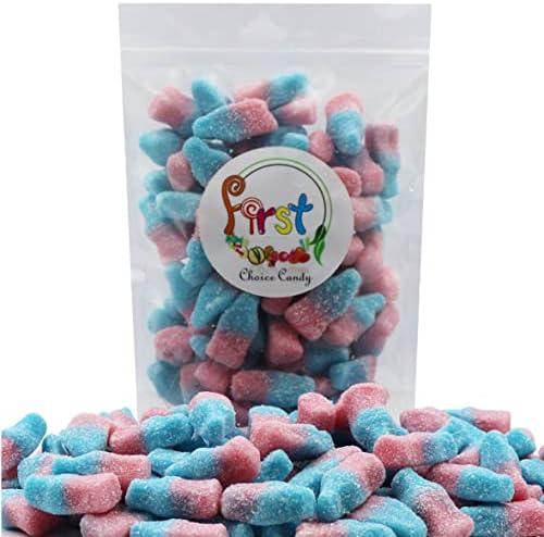 FirstChoiceCandy Sour Mini Gummy Soda Bottles (Bubble Gum, 2 Pound)
