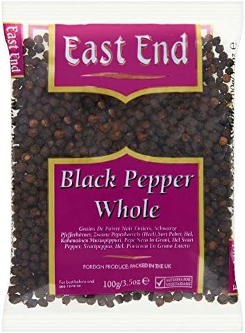 East End Whole Black Pepper (100g) - Pack of 2