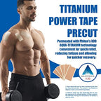 Phiten Titanium Tape Precut, (15 Strips)