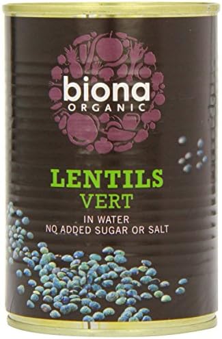 Biona Organic Lentils 400g - Pack of 6