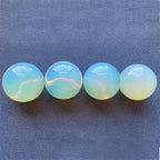 Opal Crystal Ball Natural Gemstone Sphere Healing Stone Ball Feng Shui Decorative Polishing Crystals Ball for Home Decor Photography Ornaments,4~5cm