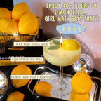 Reimagine Discovery Limoncello Citrus Candle, 40+ Hour Long-Lasting Burn Handcrafted Decorative Candles for Home Scented, Non Toxic All-Natural Soy Wax Lemon Candle, Bar Cart Accessories & Decor