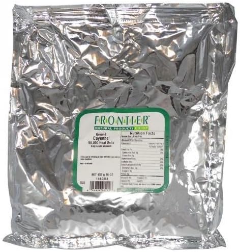Frontier Natural Products Cayenne Ground 90000 Heat Units -- 16 oz