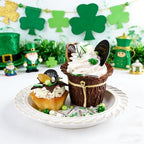 St. Patricks Day Sprinkles for Cake Decorating Edible, Cupcake Toppers, Ice Cream Topping, Mixed Jimmies Ideal for Spring theme Parties and Dessert
