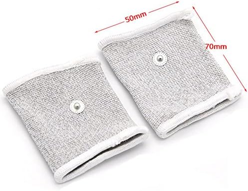 E-stim Adjustable Fabric Silver Thread Conductive Loop Accessories for Tens Stim Finger Massager Accessories