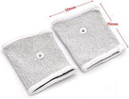 E-stim Adjustable Fabric Silver Thread Conductive Loop Accessories for Tens Stim Finger Massager Accessories