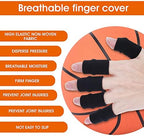 Yolev 10 Finger Splint Trigger Finger Splint Protectors Thumb Braces Support Elastic Finger Splint Compression Protector Braces for Relieving Pain Arthritis Aids