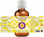 Deve Herbes Pure Sugandha Kokila Essential Oil (Cinnamomum glaucescens) Steam Distilled (Pack of Five) 100ml X 5 (16.9 oz)